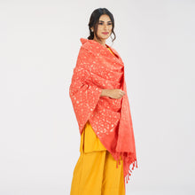 Load image into Gallery viewer, Ethnic Madder Cotton Shawl
