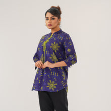 Load image into Gallery viewer, Womens Royal Blue Ethnic Top
