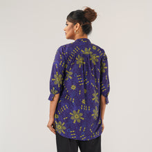 Load image into Gallery viewer, Womens Royal Blue Ethnic Top
