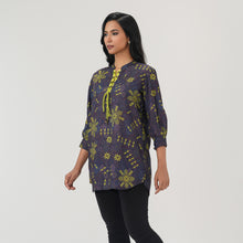 Load image into Gallery viewer, Womens Grey Ethnic Top
