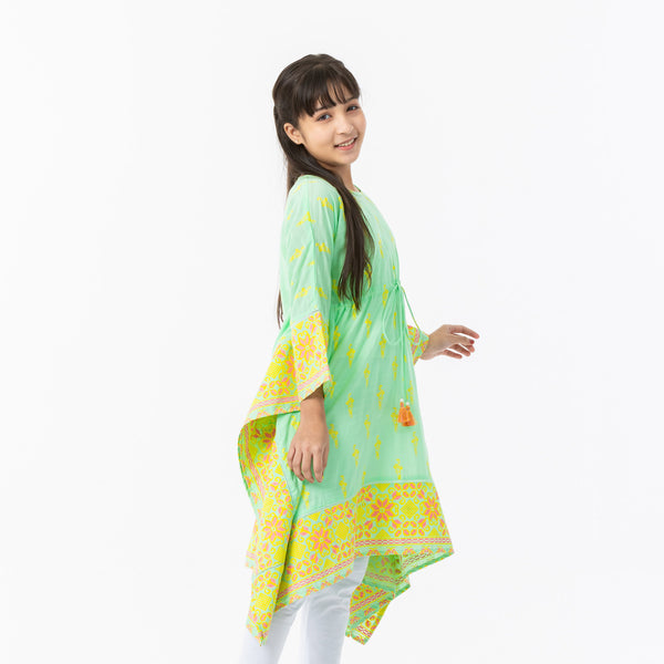 Girls Mint Kaftan