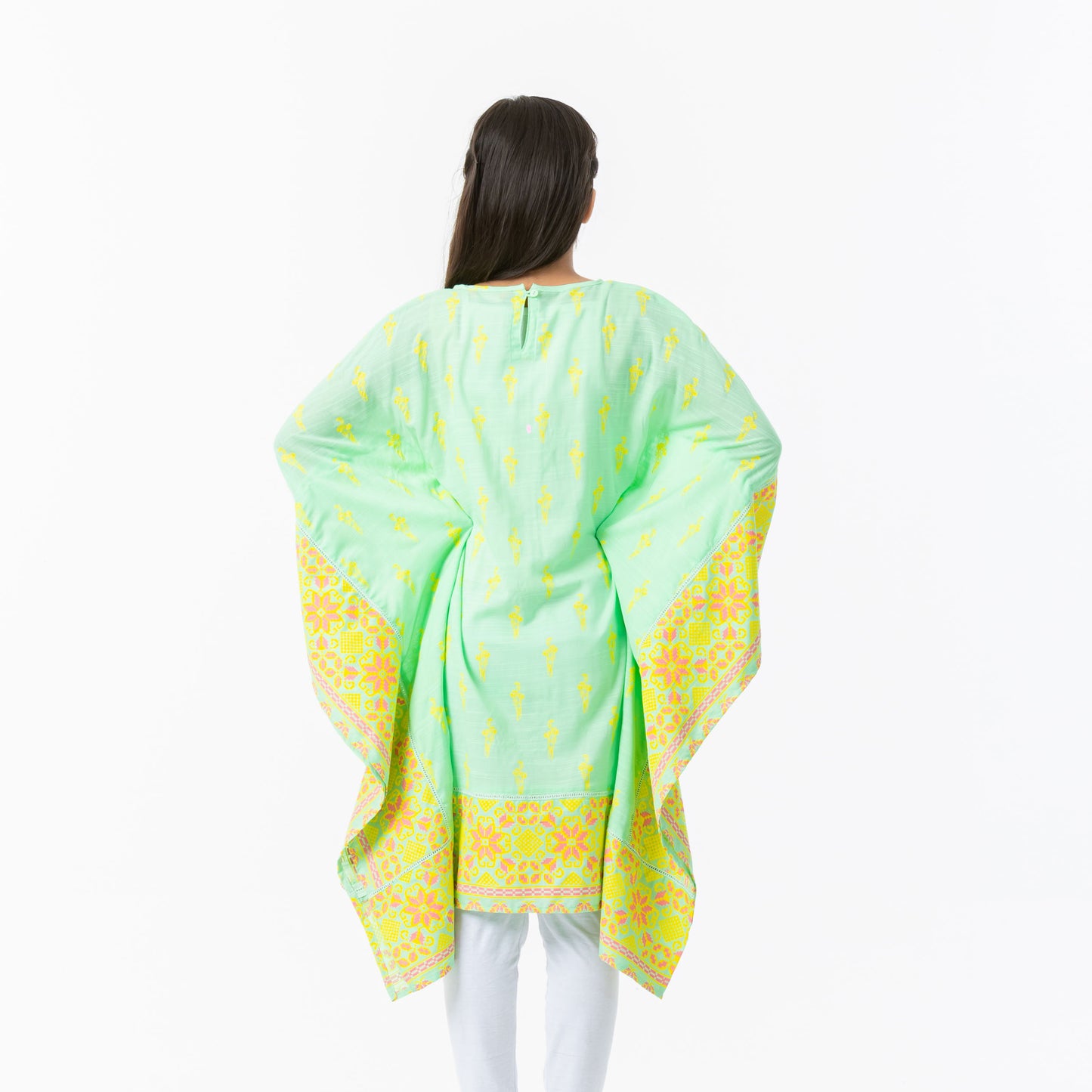 Girls Mint Kaftan