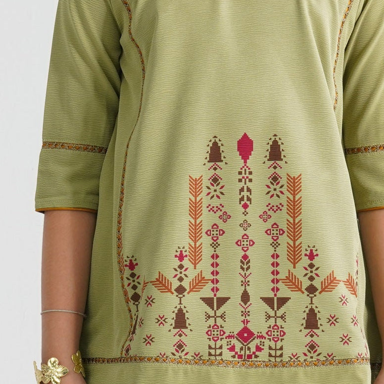 Girl's Green Tunic