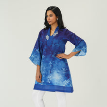 Load image into Gallery viewer, Womens Indigo Ethnic Tunic
