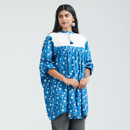 Women's Floral Cotton Tunic