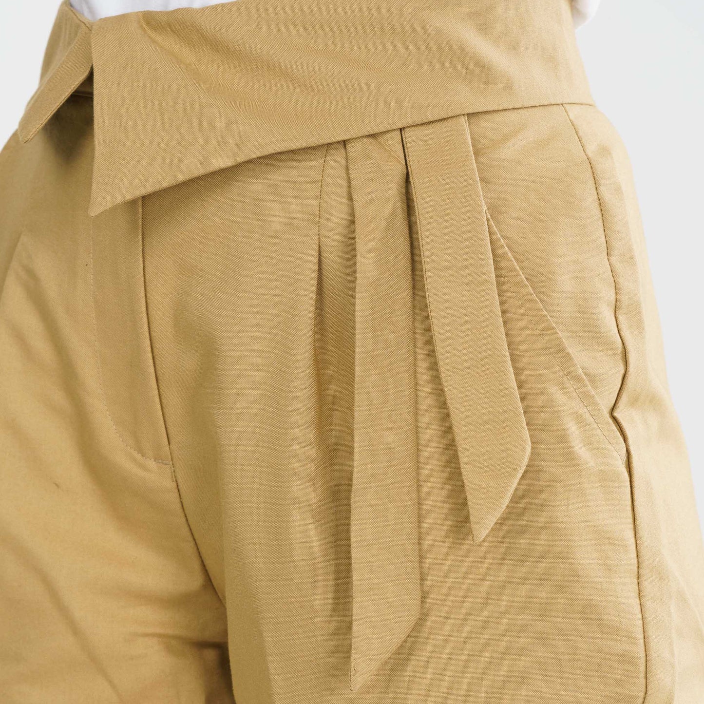 Womens Beige Workwear Bottom