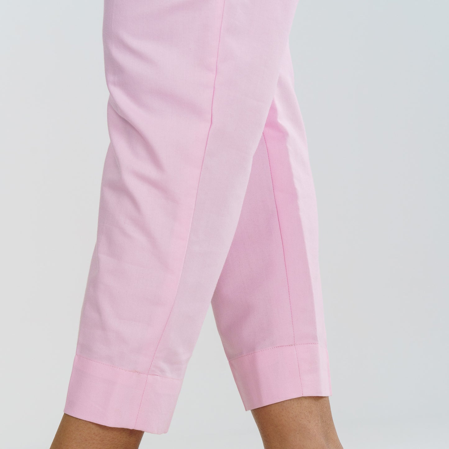 Womens Baby Pink Workwear Bottom