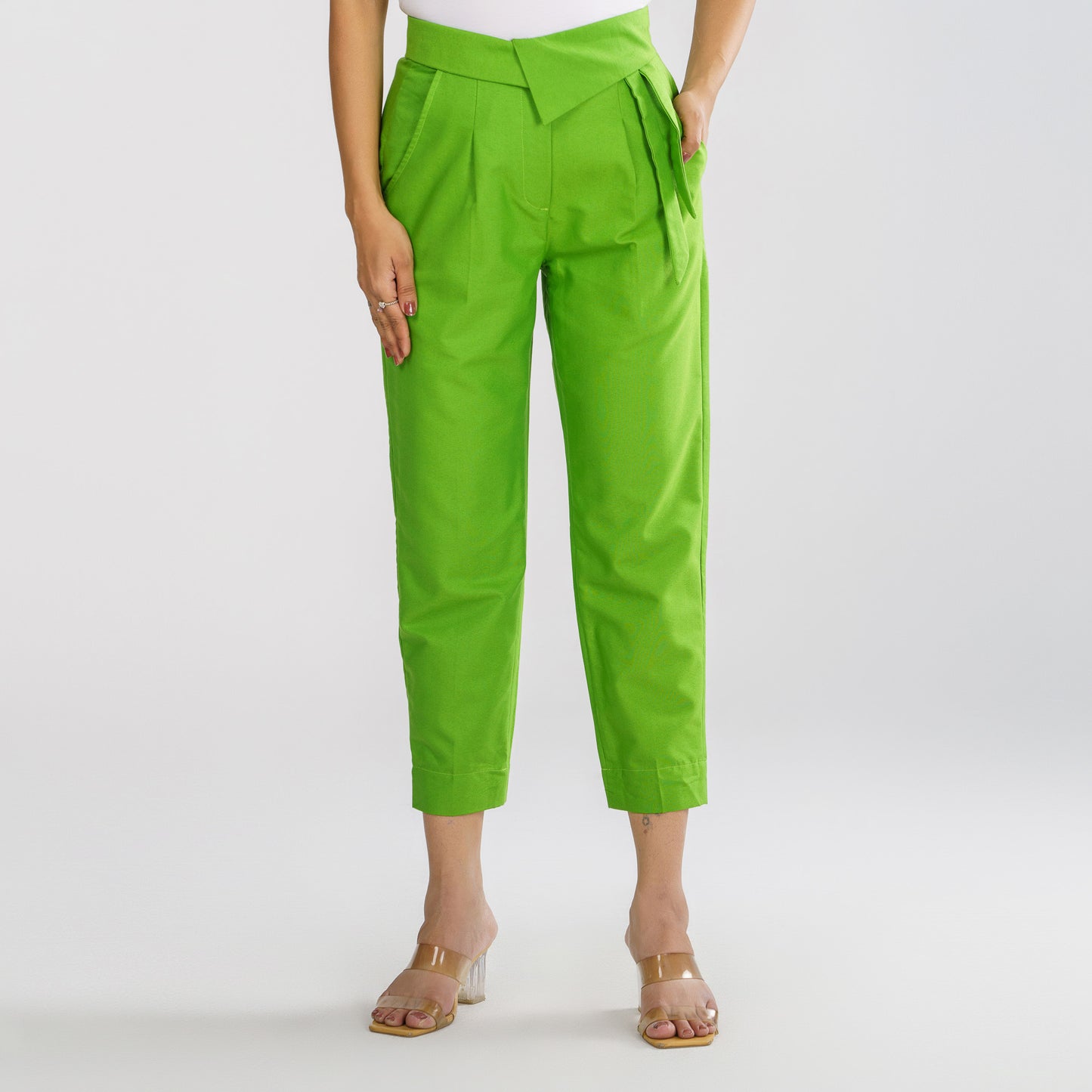 Womens  Parrot Green Workwear Bottom