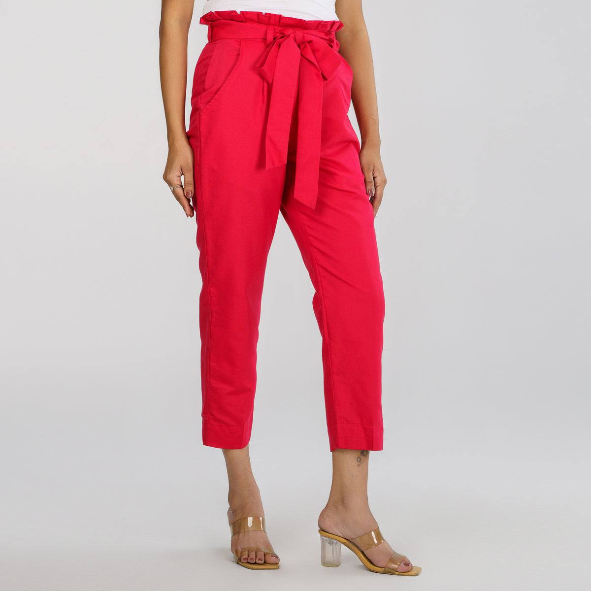 Womens Red Workwear Bottom