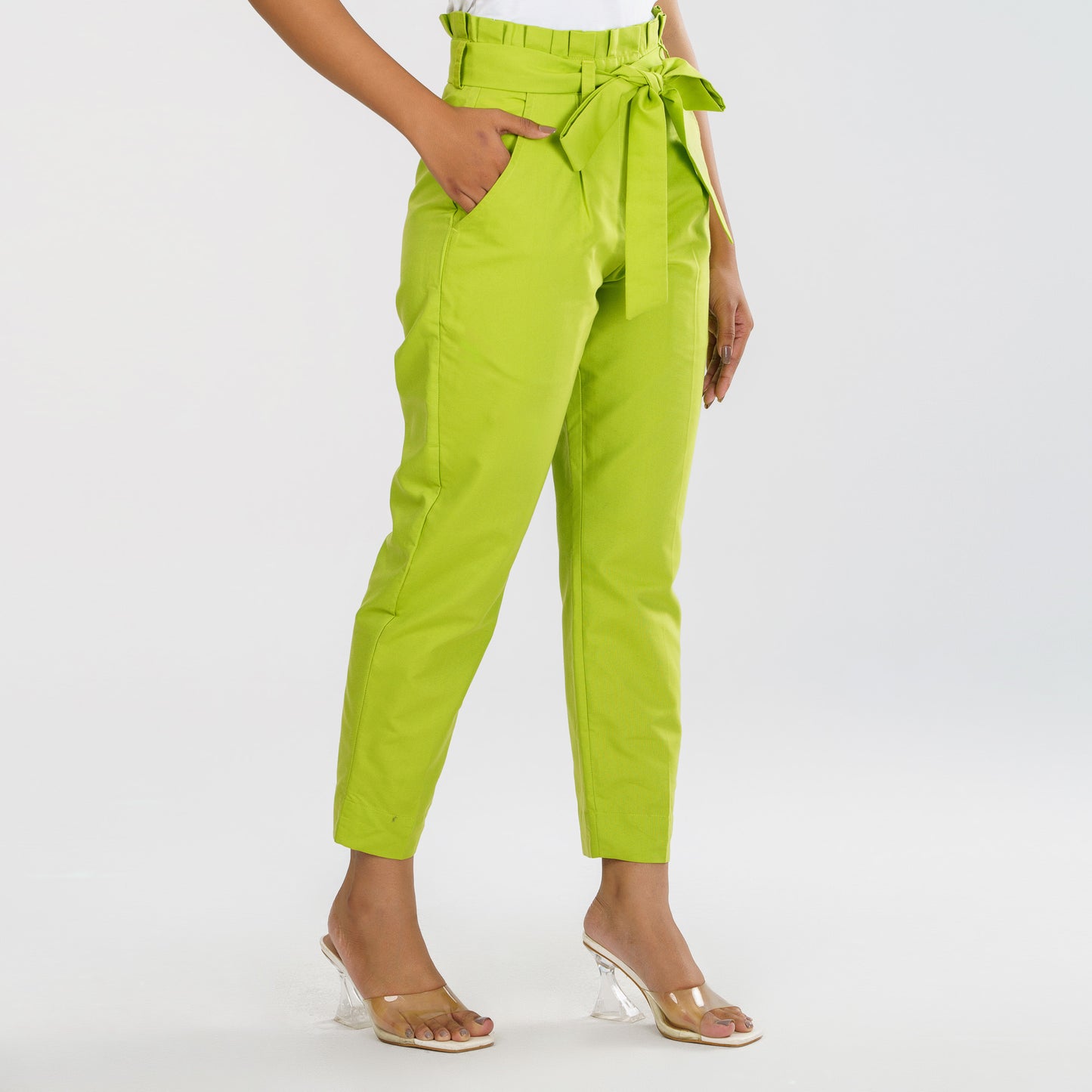 Womens Neon Green Workwear Bottom