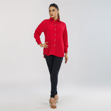 Load image into Gallery viewer, Women&#39;s Red Workwear Shirt
