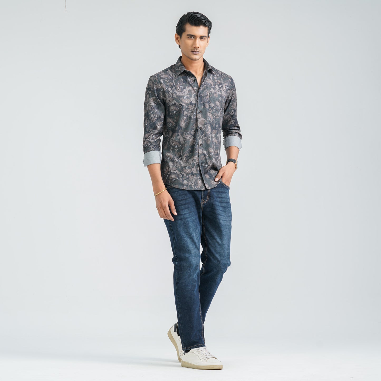 Men’s Green Casual Shirt