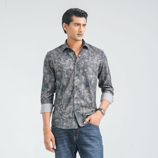 Men’s Green Casual Shirt