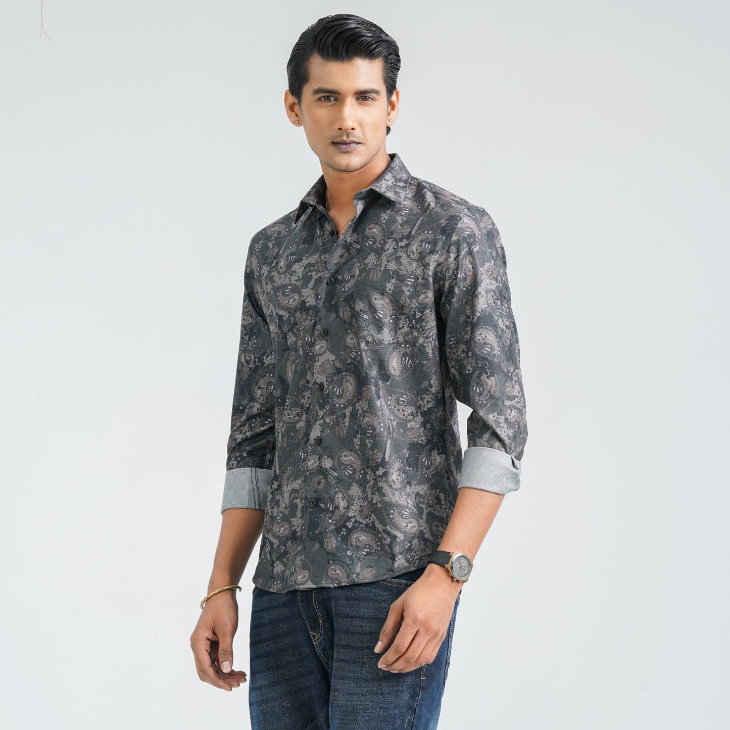 Men’s Green Casual Shirt
