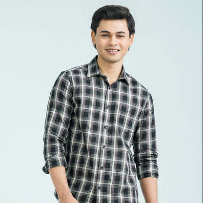 Men’s Black Chocolate Casual Cotton Shirt