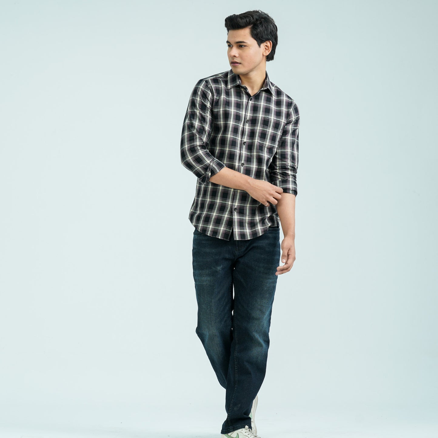 Men’s Black Chocolate Casual Cotton Shirt