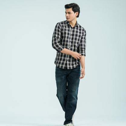 Men’s Black Chocolate Casual Cotton Shirt