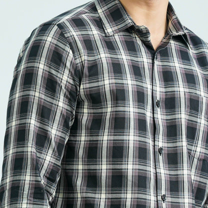 Men’s Black Chocolate Casual Cotton Shirt