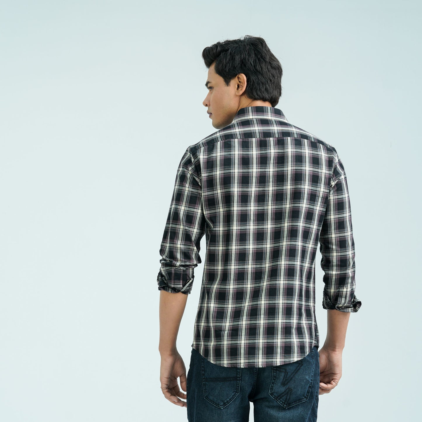 Men’s Black Chocolate Casual Cotton Shirt