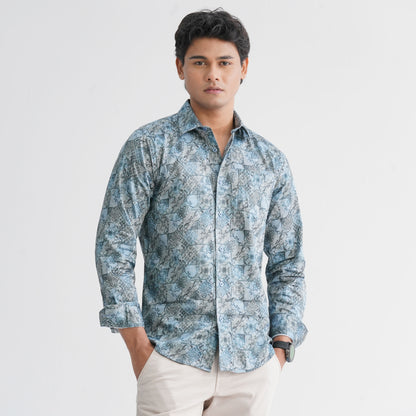 Men's Ash AOP Casual Shirt
