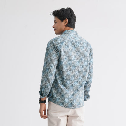 Men's Ash AOP Casual Shirt