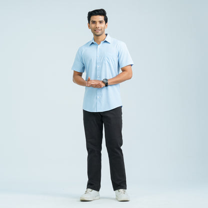 Men’s Sky Blue Casual Shirt