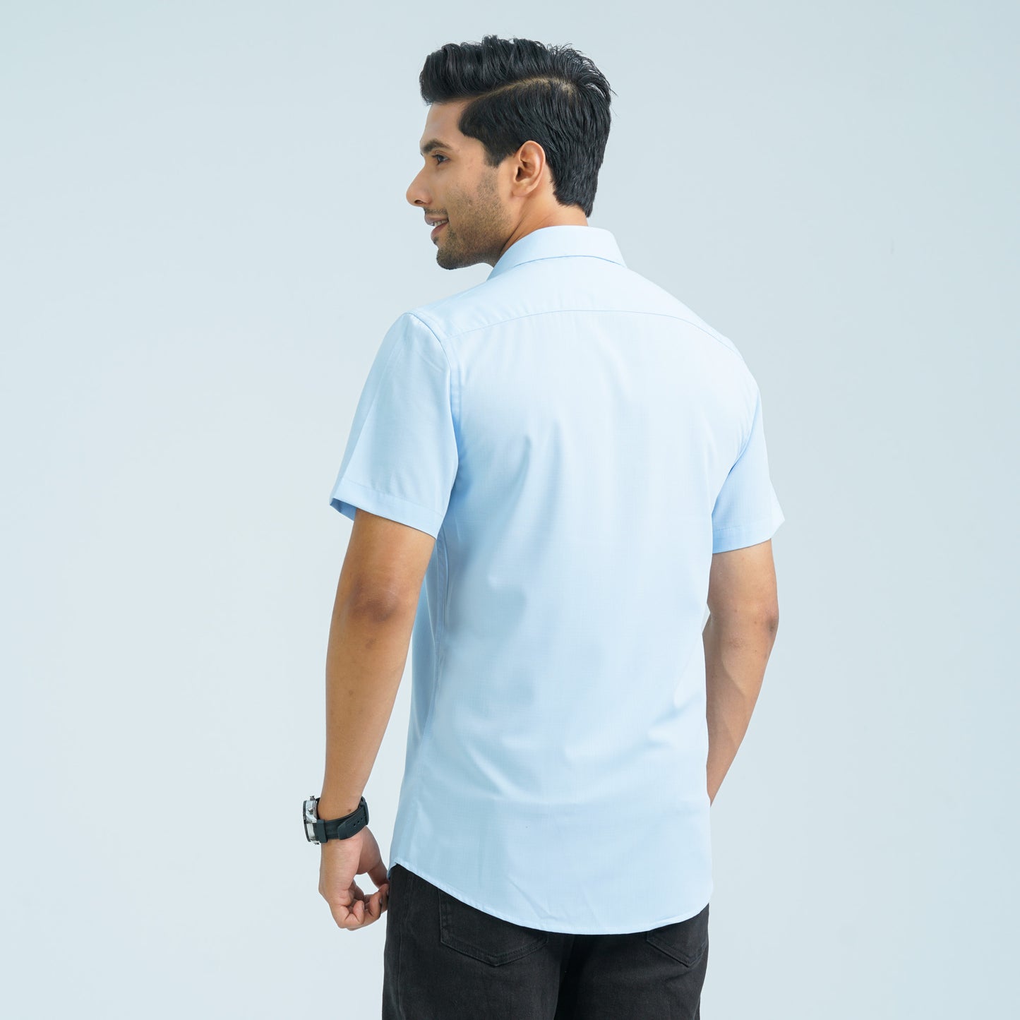 Men’s Sky Blue Casual Shirt