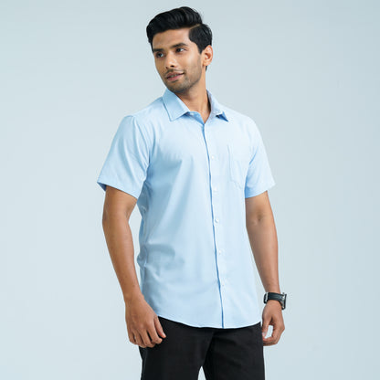 Men’s Sky Blue Casual Shirt