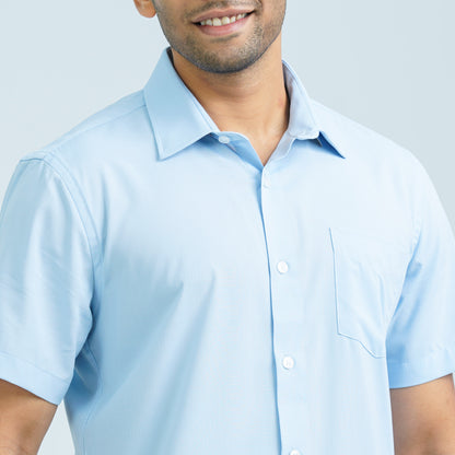 Men’s Sky Blue Casual Shirt