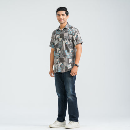 Men’s Lemon Blended Casual Shirt