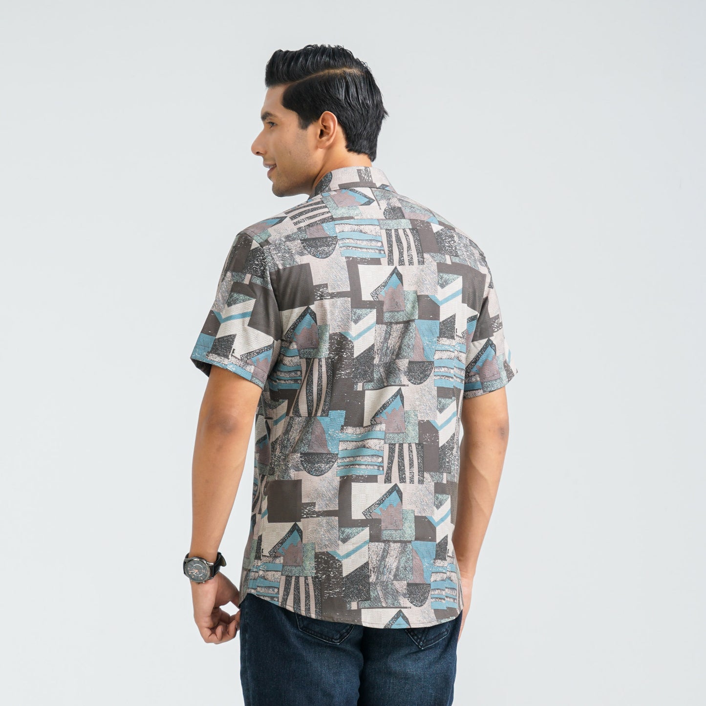 Men’s Lemon Blended Casual Shirt