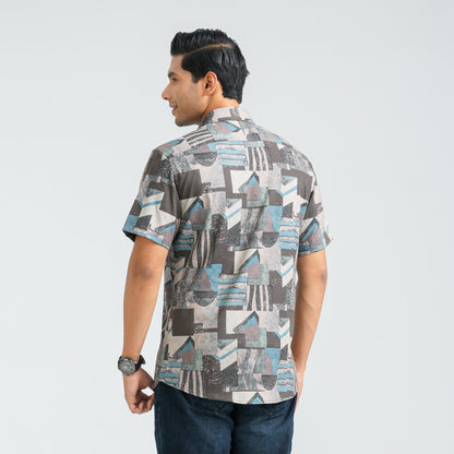 Men’s Lemon Blended Casual Shirt