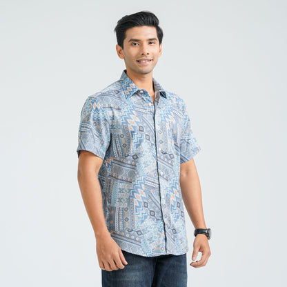Men’s Rainbow Blended Casual Shirt