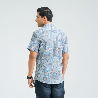 Men’s Rainbow Blended Casual Shirt