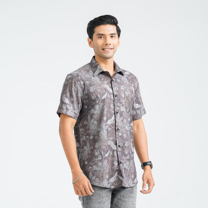 Men’s Coffee Blended Casual Shirt