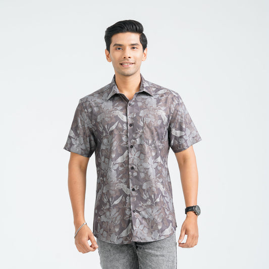 Men’s Coffee Blended Casual Shirt