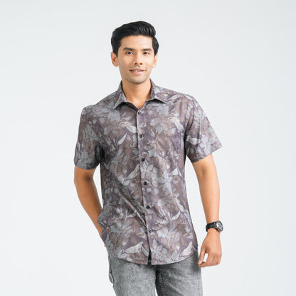 Men’s Coffee Blended Casual Shirt