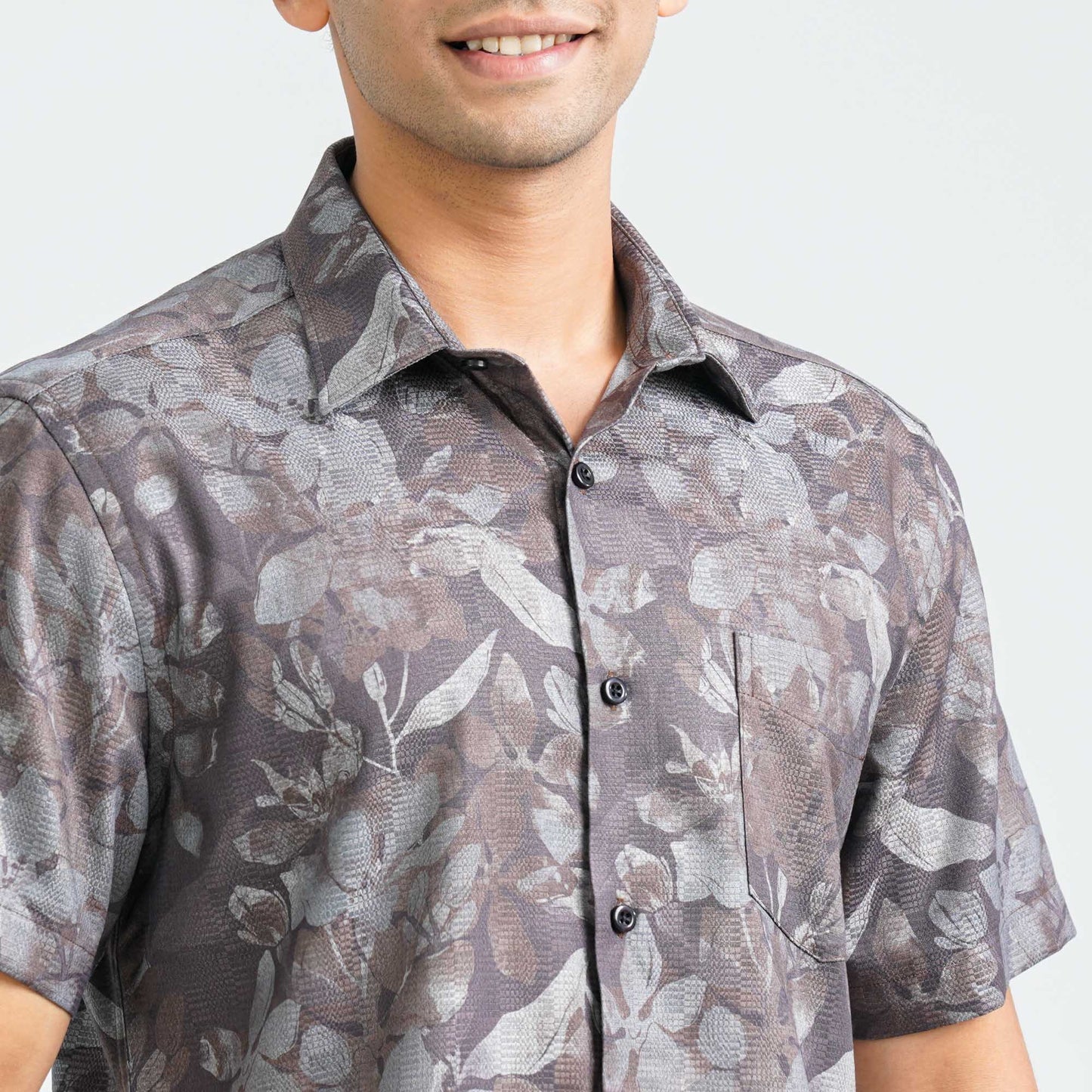 Men’s Coffee Blended Casual Shirt