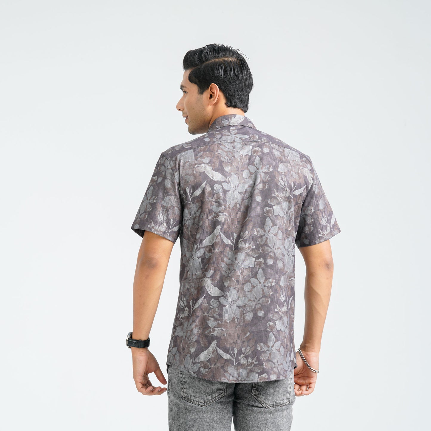 Men’s Coffee Blended Casual Shirt