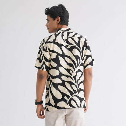 Men’s Black Cream Casual Shirt