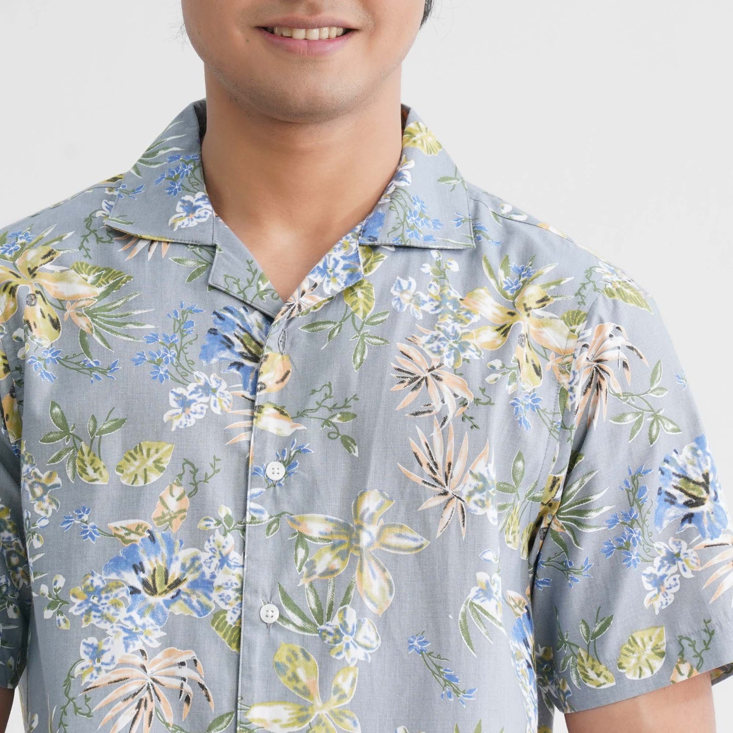 Men’s Ash Blended Casual Shirt