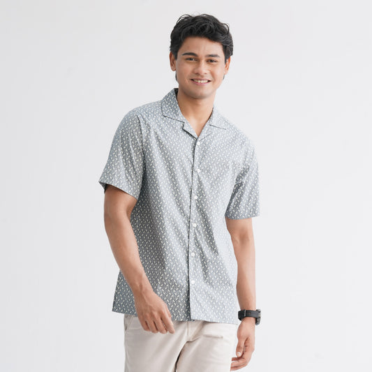Men’s Light Ash Blended Casual Shirt