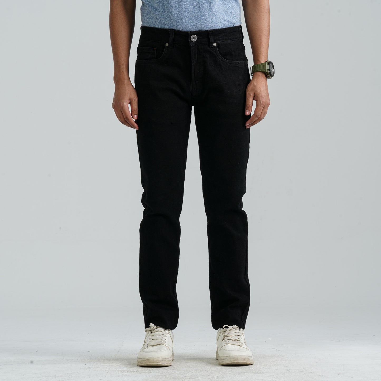 Men's Black Denim Pant