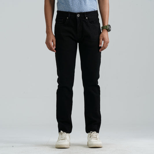Men's Black Denim Pant