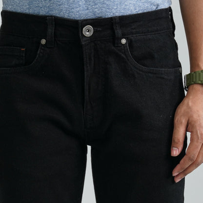 Men's Black Denim Pant