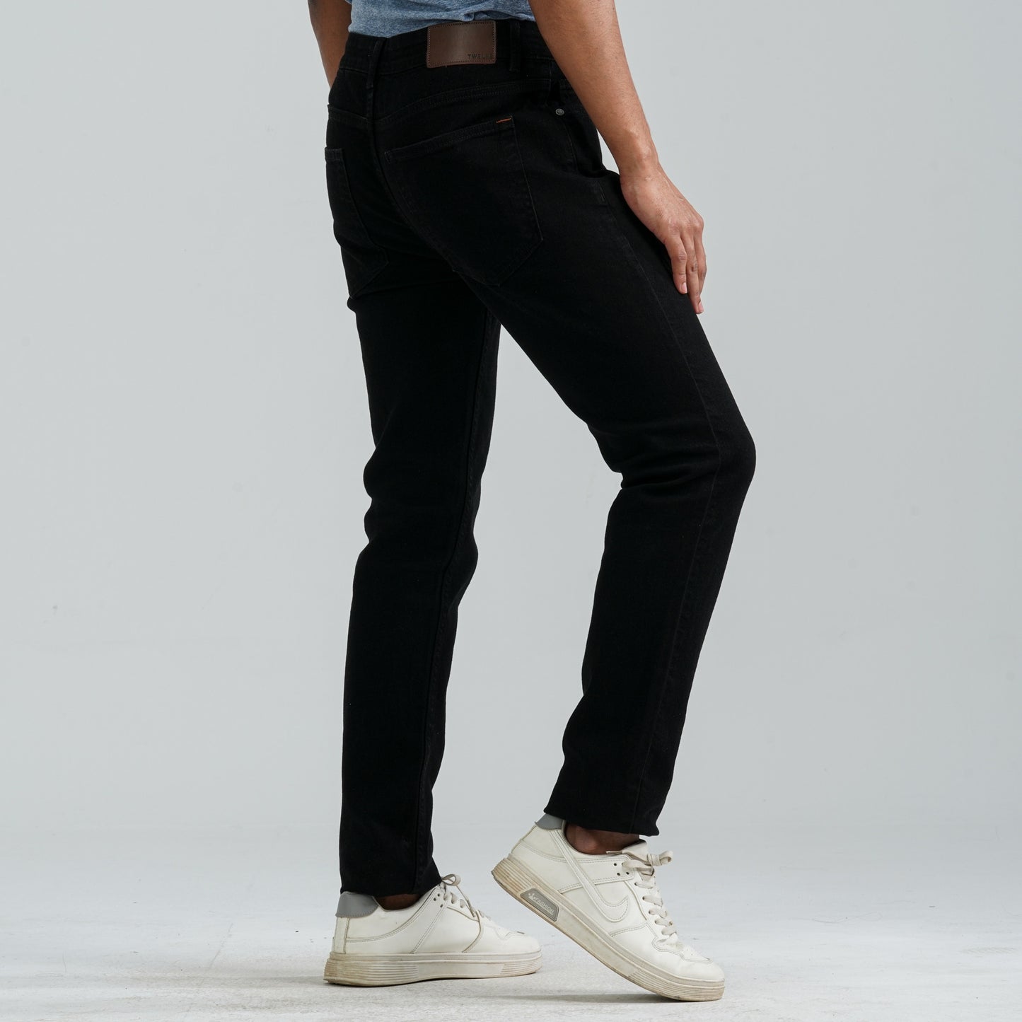 Men's Black Denim Pant