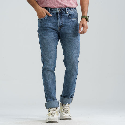 Men's Light Blue Denim Pant