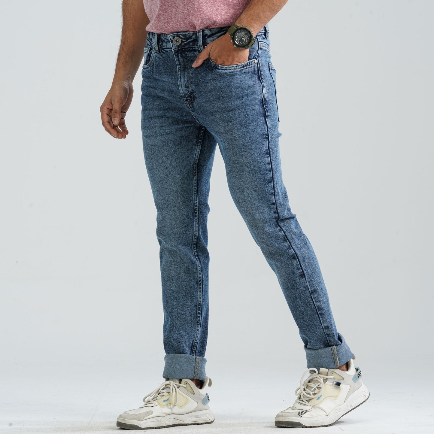 Men's Light Blue Denim Pant