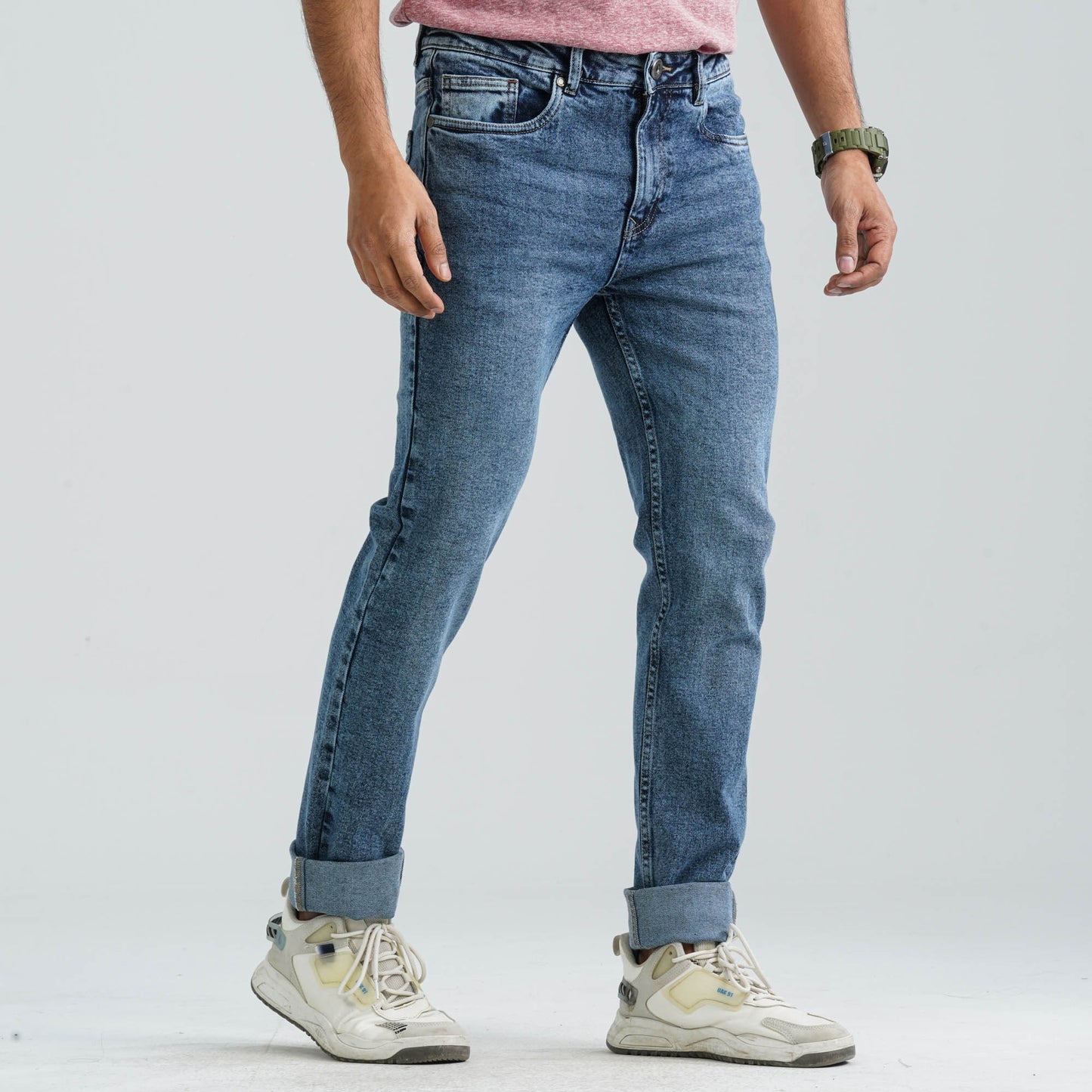 Men's Light Blue Denim Pant