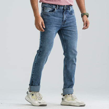 Men's Light Blue Denim Pant